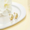 JoyToGo 18K Gold Plated Earrings for Women Trendy Lightweight Chunky