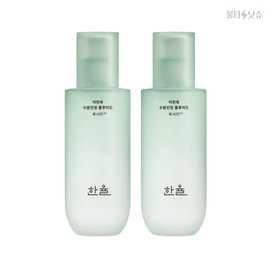 Hanyul Young Mugwort Fluid Mugwort Cica Moisture Soothing Moisturizing Essence 125ml 2pcs / 한율 어린쑥 플루이드 쑥시카 수분진정 보습 에센스 125ml 2개