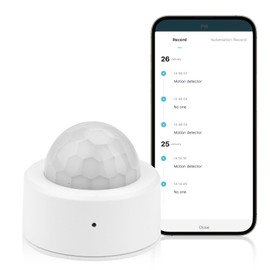 Zigbe Motion Sensor Connection Infrared Sensor with Human Motion + Light Sensor 2-in-1 for Indoor or Motion Sensor