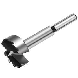HSAWBIT 35mm Forstner Drill Bit for Woodworking, Forstner Bit Wood Drill Bits for Holes, Hinge Cutter (Ø35mm, length 90mm, Round Shank)