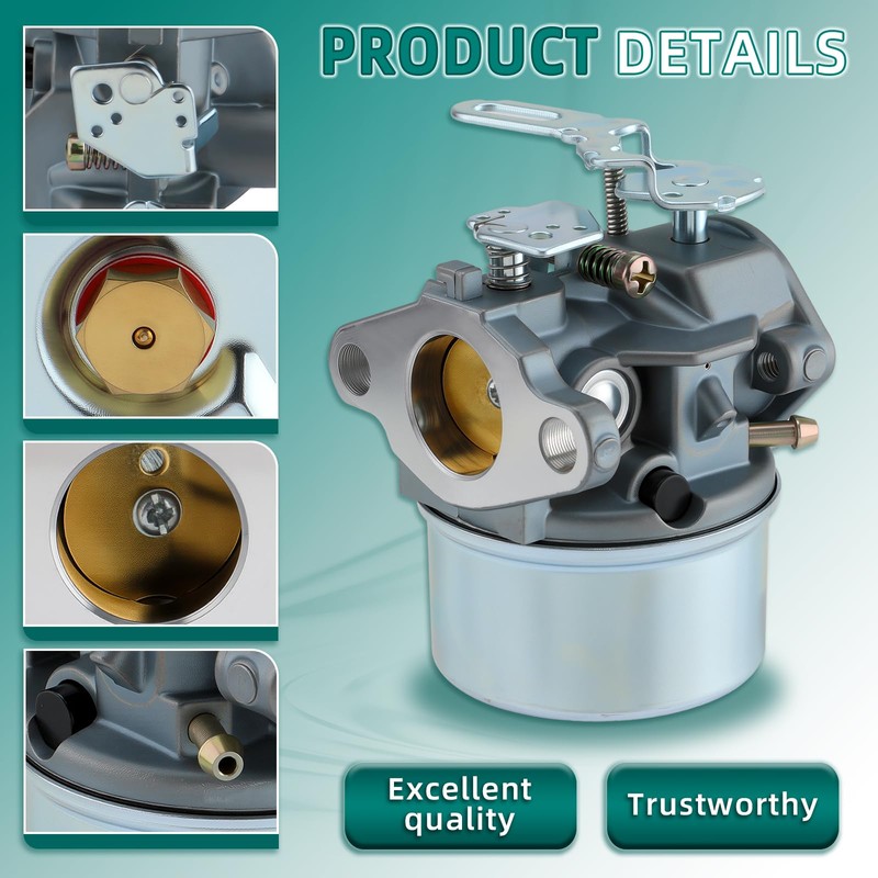 640084B Carburetor for Tecumseh HS50 5HP 4HP MTD 632107A 640084