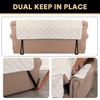 PrinceDeco 100% Waterproof Loveseat Covers for 2 Cushion Couch Sofa