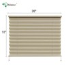Dulepax Dulepax RV Blinds - Pleated Shades, 26" W x