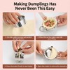304 Stainless Steel Dumpling Maker Set - Professional 6-Piece Dumpling