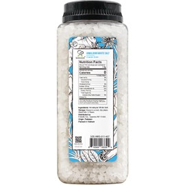 Soeos Sea Salt, Coarse Grain, 39 Oz (2.4 Pound), Non-GMO, Nature Himalayan Kosher Salt, Sea Salt for Grinder Refill (Pack of 1)