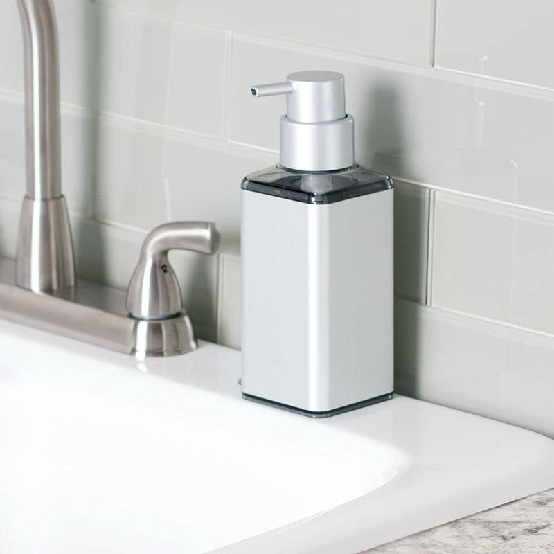 InterDesign Metro Ultra Rustproof Aluminum Soap Dispenser Pump for Kitchen