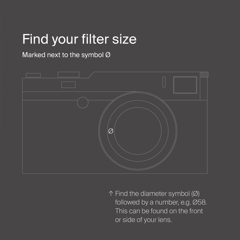 Urth 58mm Infrared (R72) Lens Filter (Plus+) — 720nm Spectrum
