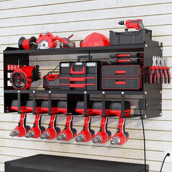 YOWAA Power Tool Organizer Wall Mount, Power Tool Holder, Tool