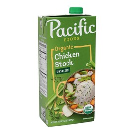 Pacific Foods Pacific Foods Organic Unsalted Chicken Stock, 32 oz Carton