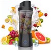 Apexaura Portable Mixer/Blender/Smoothie Maker, 700 ml Cup, 6000 mAh Battery,