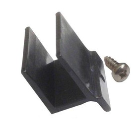 Sliding Shower Door Bottom Guide 1/2" Wide | 1/2" Wide Sliding Shower Door Bottom Guide | M6209