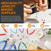 Rustark 9Pcs Jewelry Pliers Set, Long Nose Pliers, Diagonal Wire