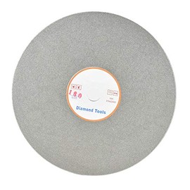SCOTTCHEN Diamond Grinding Wheel Disc 6" x 1/2" Arbor Hole 180 Grit Abrasive Flat Lap Wheel Sanding Disc for Granite Marble Gem - 1pack