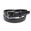 Lacoste LB84560 Men's Cow Leather Business Belt, Black