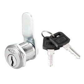 sourcing map Cam Lock 20mm Cylinder Length 48mm X 2mm Cam Nut-on Lock Keyed Different