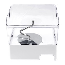 Upgraded WPW10347093 W10347093 Ice Bucket Compatible with Whirlpool Ice Maker, Refrigerator Ice Container Assembly Removable Ice Bin Replacement Parts for W10347100, AP6020018, 2311097, PS11753329