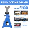 6 Ton (12,000 LBs) Automotive Jack Stands,Heavy Duty Steel Car
