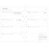 Filofax Miniimal WTV Diary Refill Pack Pocket 2023, 23-68290, Minimal