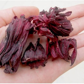 TooGet Organic Dried Hibiscus Flowers, 100% Natural Premium Quality Whole Flower Not Cut, Herbal Teas Wholesale, Top Grade - 4 OZ