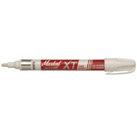 LACO Markal 97250 PRO-LINE-XT Industrial Marker, White