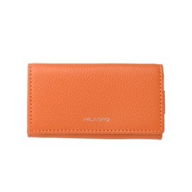 MILAGRO SL-SH-655 Shrink Leather, 4 Simple Key Case (Key Case, Men's, Women's, Simple, Slim, Leather, Present, Fashionable), orange