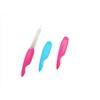 Sinen 3pcs Metal Folding Nail File Stainless Steel Fold Cuticle
