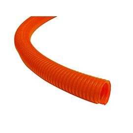 Kable Kontrol Colored Split Wire Loom Tubing 1/2” Inch 25 Ft Long - Orange Wire Conduit Cover for Cords - Corrugated Tubing and Protector for Automotive Wires – Durable Polyethylene