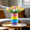 Labrostar Easter Decorations Easter Decor 15pcs Artificial Tulips with 48pcs