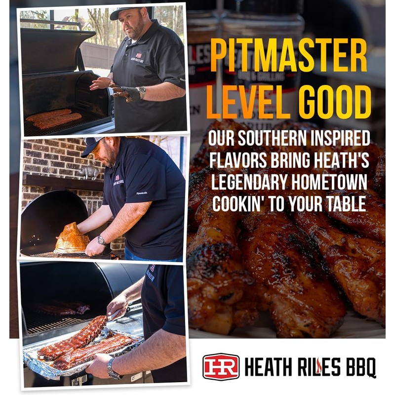 Heath Riles BBQ Rub - Peach Seasoning, Champion Pitmaster Recipe,