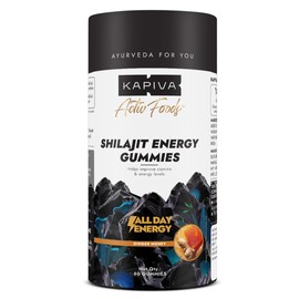 Kapiva Kapiva Himalayan Shilajit/Shilajeet Gummies | 225mg Shilajit/Gummy | Ginger Honey Flavour | 60 Gummies