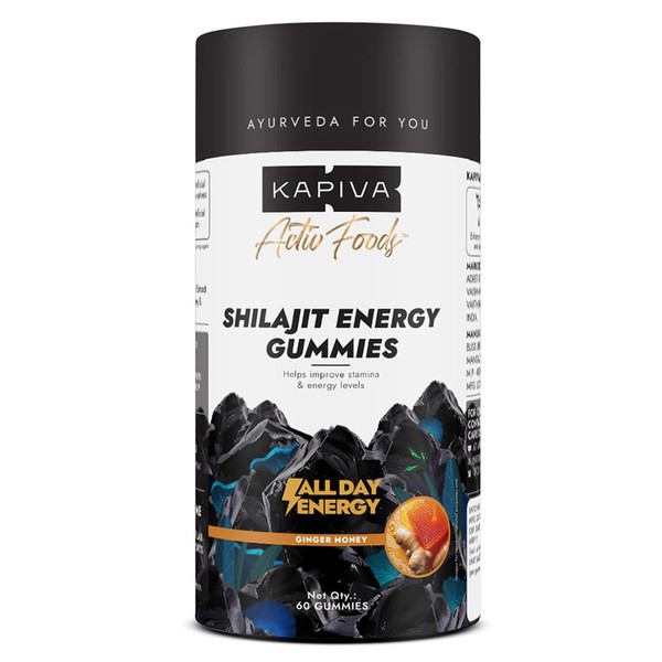 Kapiva Kapiva Himalayan Shilajit/Shilajeet Gummies | 225mg Shilajit/Gummy | Ginger
