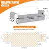 VANSOFY Couch Cover, Waterproof Sofa Covers Washable Slipcover Furniture Protector
