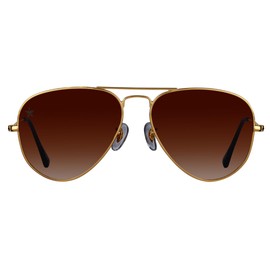 TINTS Eyewear Polarized Aviator Sunglasses Lightweight, UV400 Protection, Flexible Nose Tip, Timeless Style – Men & Women for All Activities