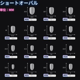 CHARMIX Nail Tips, Ultra Thin, Short, Clear, 300 Pieces, Summer Sanded, Natural Fit, False Nails (Plain, Short Oval, 300 pcs))