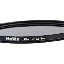Haida Slim Neutral Density Filter ND1.8 64x - 62 mm Slim Frame + Pro Lens Cap with Inner Grip