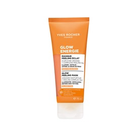 YVES ROCHER - Mascarilla Facial Efecto Peeling Glow Energie, con Vitamina C Natural, Ilumina, Exfolia y Alisa, Fórmula Vegana, 75 ml