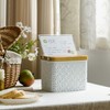 HOME PALETTE Recipe Box with Cards and Dividers Set 4x6