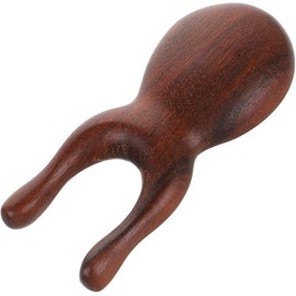 Crovakeu Portable Wood Nose Massager & Scraping Board - Facial Acupoint Relaxation Tool for Promoting Blood Circulation