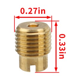 partszen Carburetor Main Jet Kit (70 72 75 78 80 82 85 88 90 100) for Honda GX160 GX200 GX390 Predator 212cc Mini Bike Go Kart,10 pcs