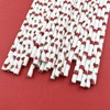 YAOSHENG Premium Disposable Drinking Fruit Paper Straws, Pack 100 Watermelon