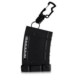 Prime Collectibles Teemags Golf Tee Holder – Black Clip-On Tee Caddy for Belt or Bag | Holds Up to 18 Tees | Durable & Lightweight Golf Accessory Made in The USA