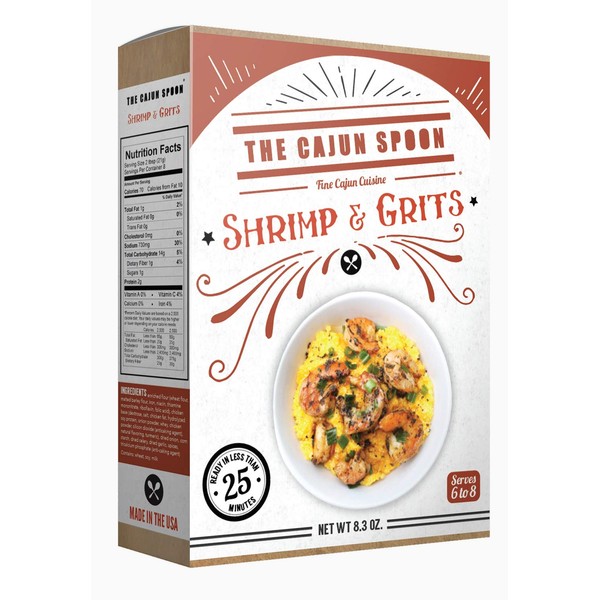 The Cajun Spoon Shrimp and Grits, 8.3 Ounce Box