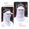 3pcs Mangas Elasticidad Protectora Uv Y Máscara Sombrero Sol