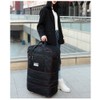 Radefasun Expandable Extra Large Travel Oxford Duffel Bag with Wheels