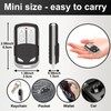2 Pcs Universal Garage Door Opener Remote Keychain 4-Button Programmable