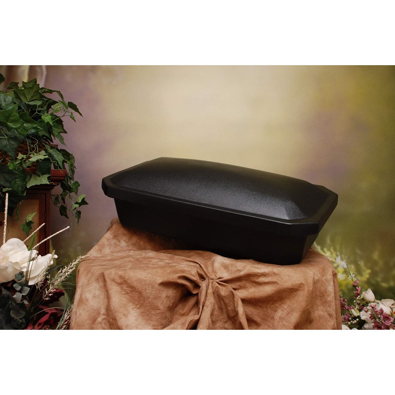 Newnak's Pet Caskets-Pet Casket Black/Gold (3 Sizes) Standard (Medium)