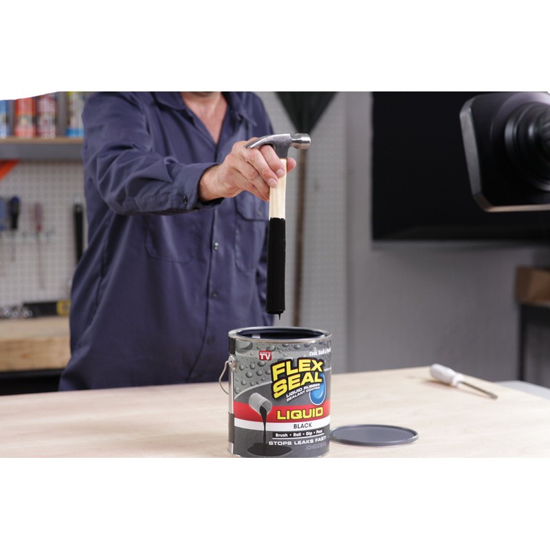 Flex Seal Liquid, Rubber Coating Sealant, Waterproof, Flexible, Breathable, and
