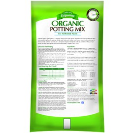 Espoma Espoma Organic Potting Soil Mix - All Natural Potting Mix For All Indoor & Outdoor Containers Including Herbs & Vegetables. For Organic Gardening, 16 qt. bag. Pack of 1