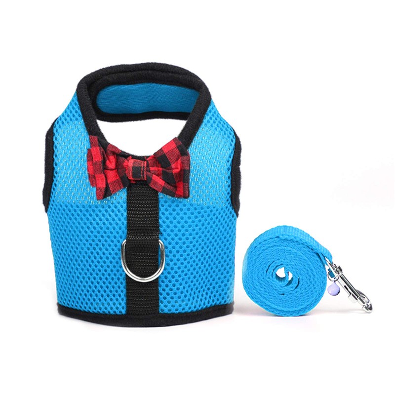 Rypet Small Animal Harness and Leash - Soft Mesh Small