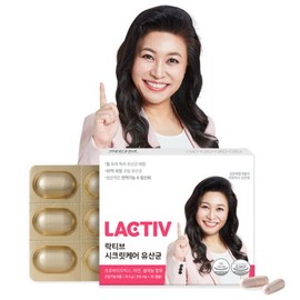 Lactib 락티브 시크릿케어 여성 유산균 350mg x 30캡슐 Lactib Secret Care Women's Probiotics 350mg x 30 Capsules